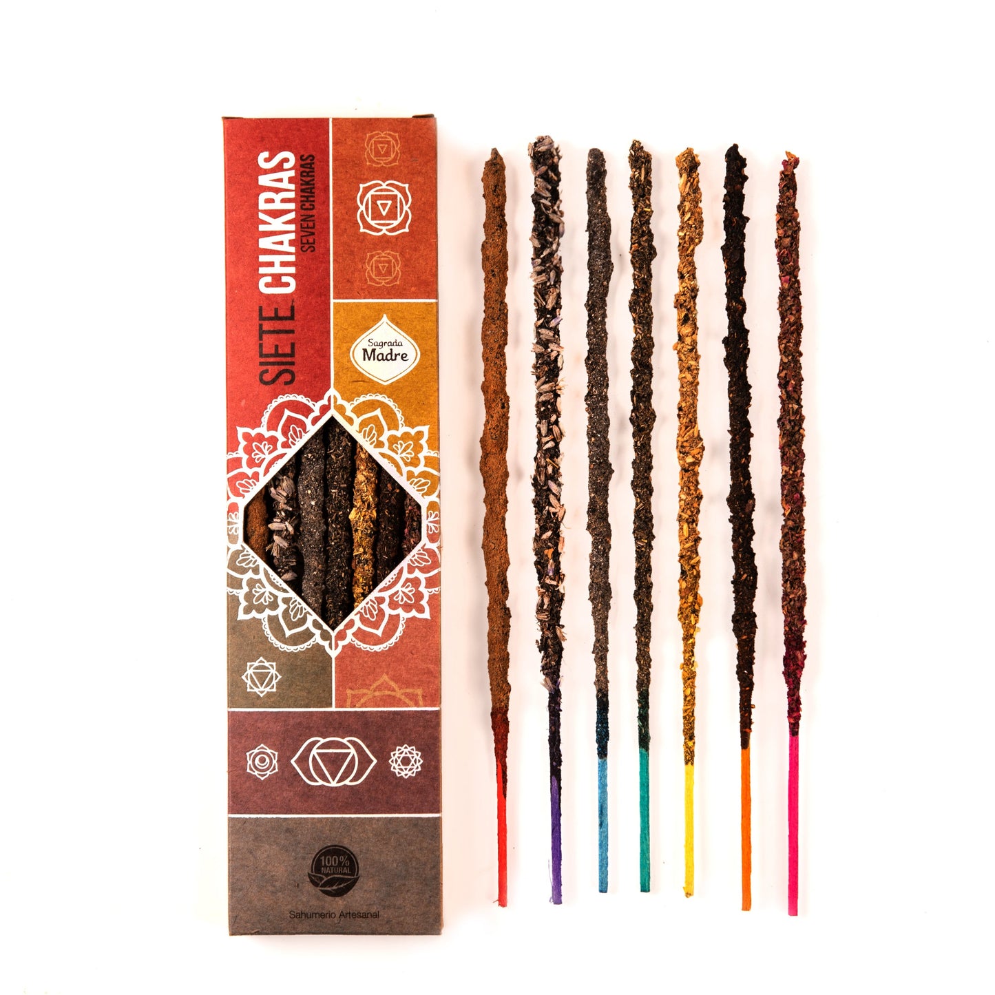 7 Chakra Incense Sticks Sagrada Madre