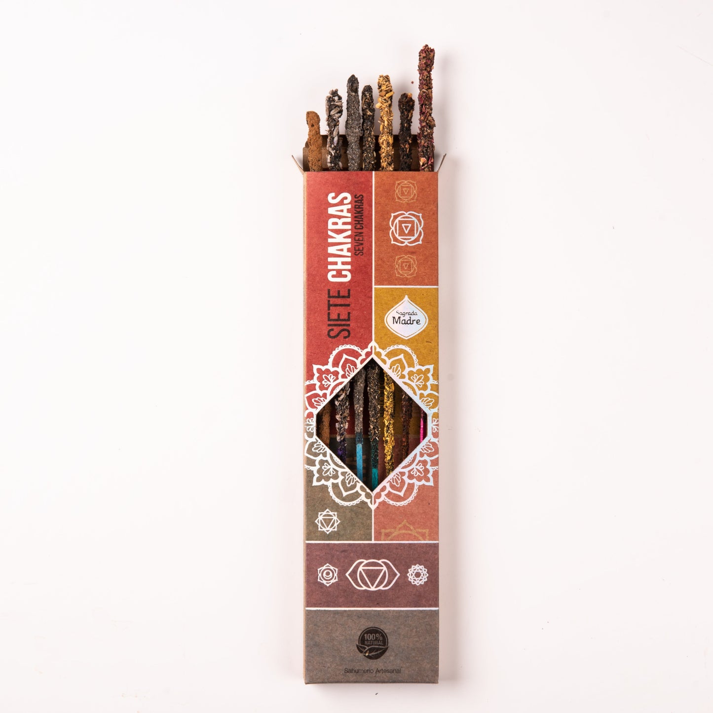 7 Chakra Incense Sticks Sagrada Madre