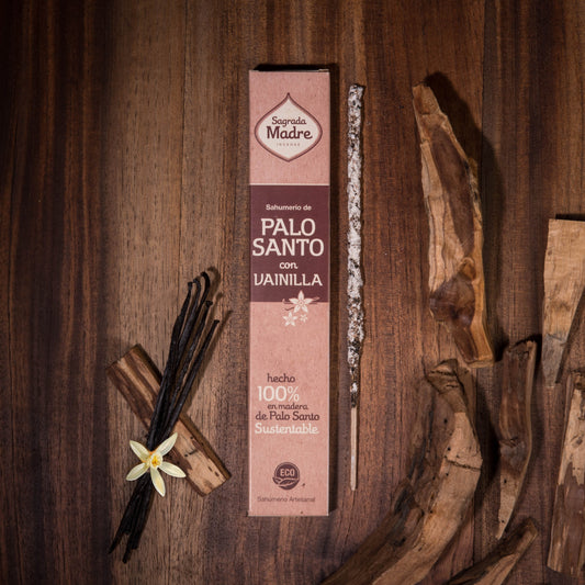 Palo Santo & Vanilla incense sticks Sagrada Madre