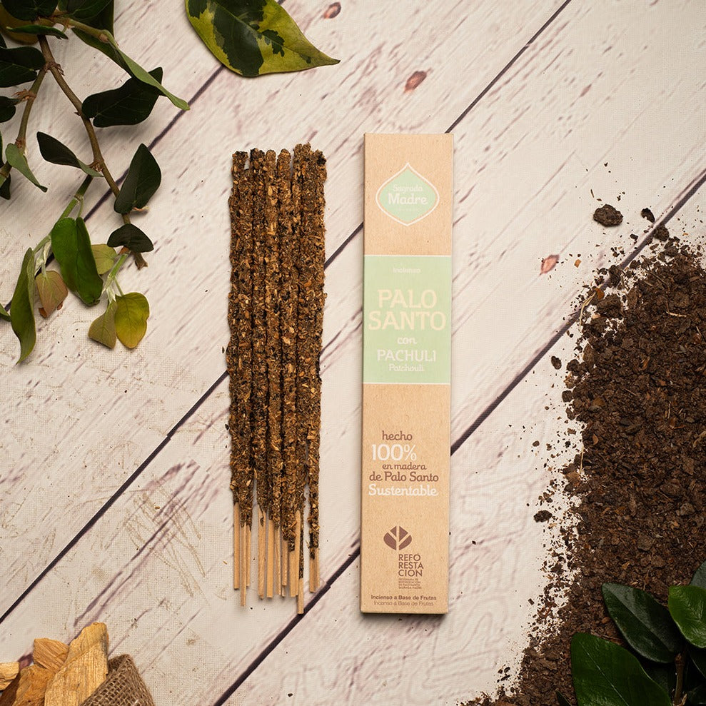 Palo Santo & Patchouli incense sticks Sagrada Madre